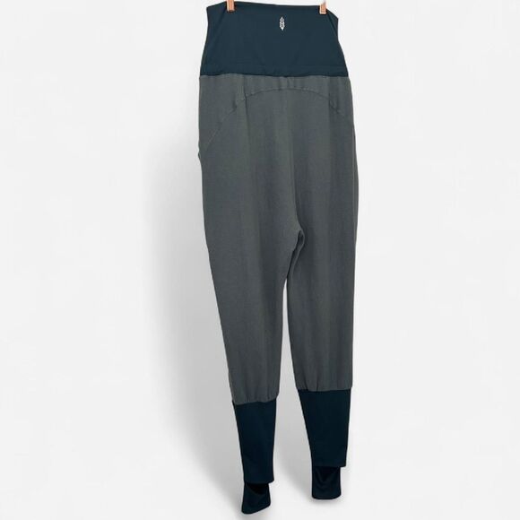 Free People FP Movement Teal “Meditate Me” Stirrup Harem Pants – Y2K Streetwear - Picture 4 of 8